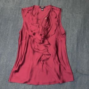 Chaos deep maroon blouse